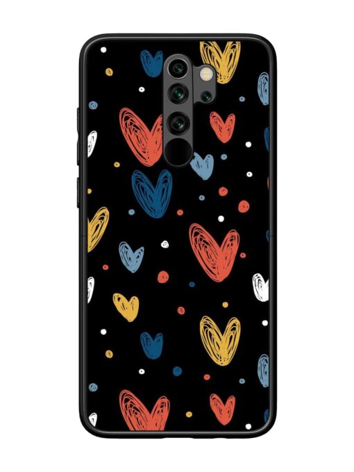 Happy Valentines Day Glossy Metal TPU Phone Cover for Xiaomi Redmi Note 8 Pro Zapvi