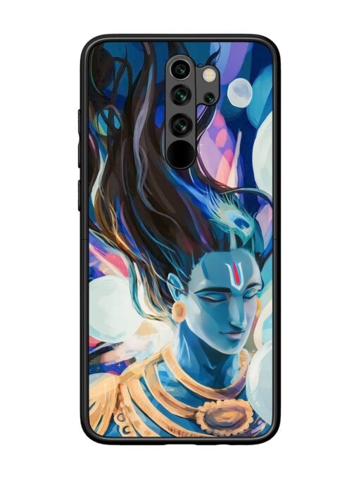 Bhagwan Sri Krishna Glossy Metal Phone Cover for Xiaomi Redmi Note 8 Pro Zapvi