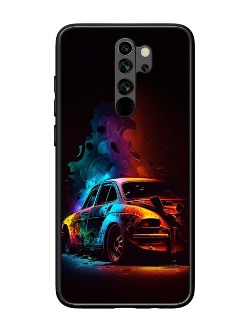 High Classic Car Art Glossy Metal Phone Cover for Xiaomi Redmi Note 8 Pro