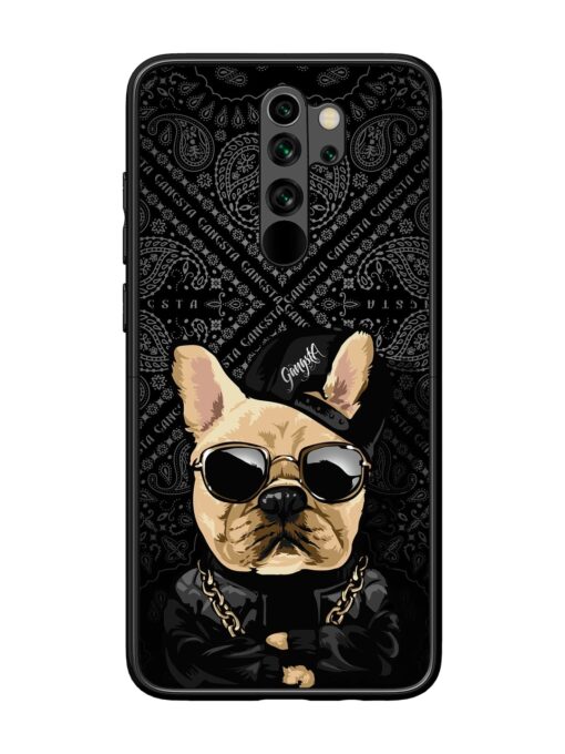 Gangsta Cool Sunmetales Dog Glossy Metal Phone Cover for Xiaomi Redmi Note 8 Pro Zapvi