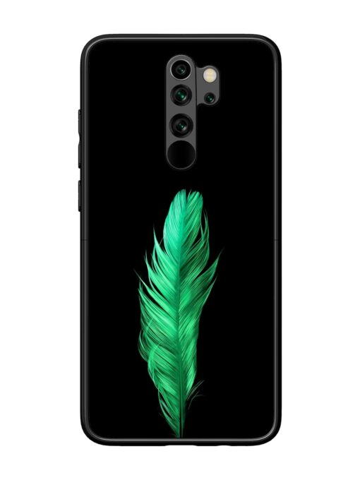 Feather Texture Glossy Metal Phone Cover for Xiaomi Redmi Note 8 Pro Zapvi