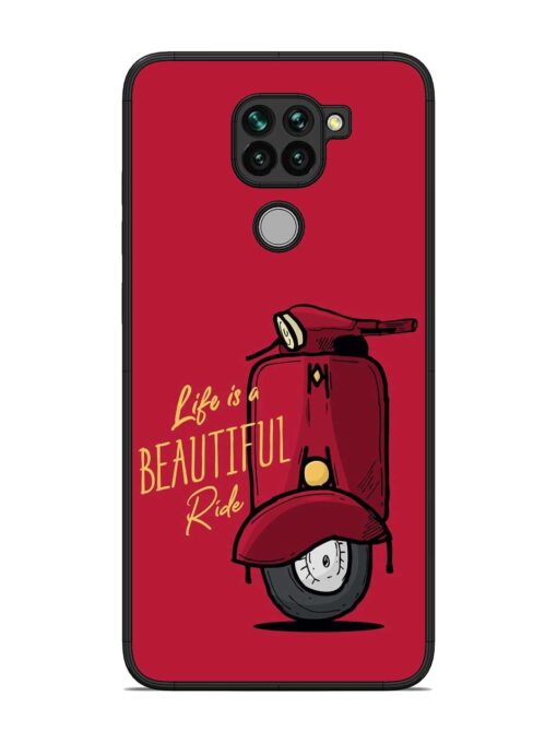 Life Is Beautiful Rides Glossy Metal Phone Cover for Xiaomi Redmi Note 9 Zapvi