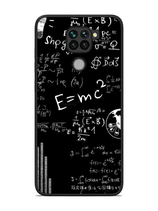 E=Mc2 Mass?Energy Equivalence Glossy Metal Phone Cover for Xiaomi Redmi Note 9 Zapvi