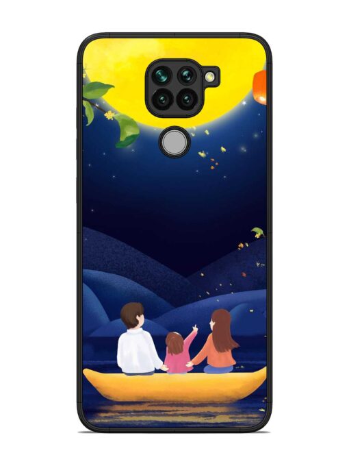 Happy Family And Beautiful View Glossy Metal Phone Cover for Xiaomi Redmi Note 9 Zapvi