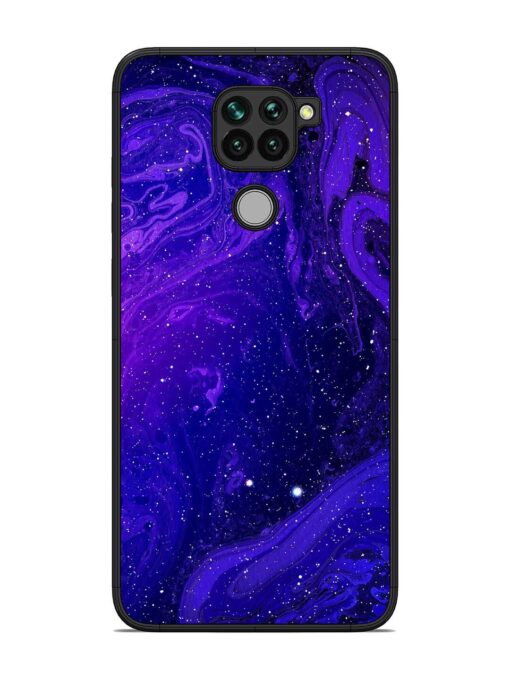 Galaxy Acrylic Abstract Art Glossy Metal Phone Cover for Xiaomi Redmi Note 9 Zapvi