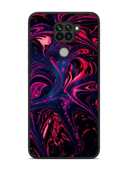 Abstract Background Glossy Metal Phone Cover for Xiaomi Redmi Note 9 Zapvi