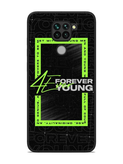 Forever Young Glossy Metal Phone Cover for Xiaomi Redmi Note 9 Zapvi