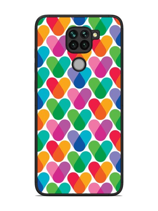 Overlapping Colors Colorful Glossy Metal TPU Phone Cover for Xiaomi Redmi Note 9 Zapvi