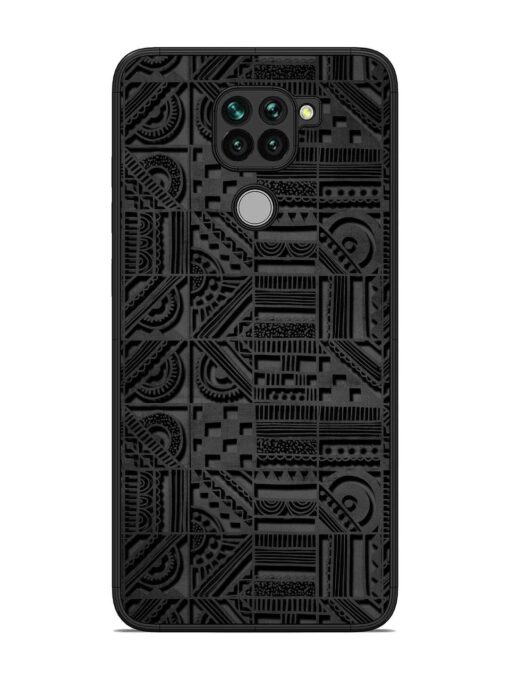 Seamless Pattern Glossy Metal Phone Cover for Xiaomi Redmi Note 9 Zapvi