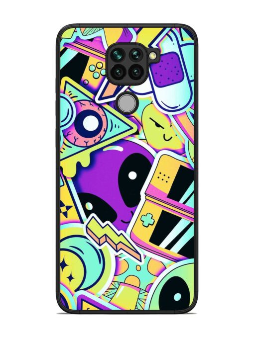 Scratch Art Glossy Metal Phone Cover for Xiaomi Redmi Note 9 Zapvi