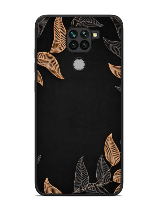 Foliage Art Glossy Metal Phone Cover for Xiaomi Redmi Note 9 Zapvi