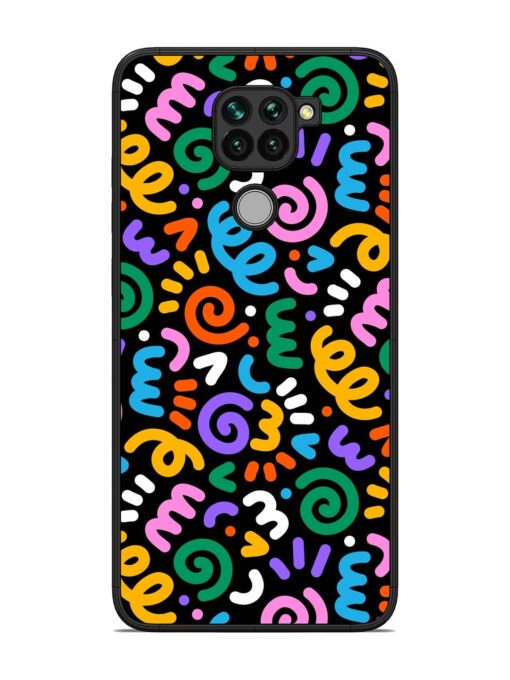 Colorful Seamless Vector Glossy Metal Phone Cover for Xiaomi Redmi Note 9