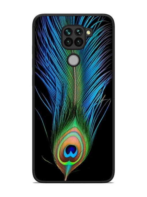 Peacock Feather Glossy Metal TPU Phone Cover for Xiaomi Redmi Note 9