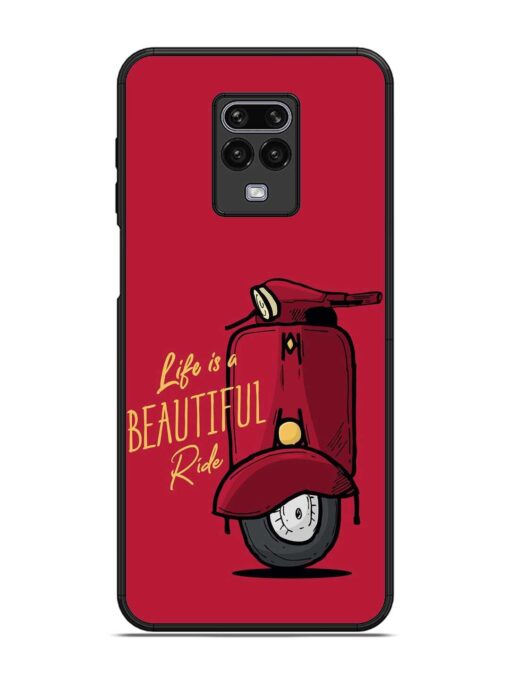 Life Is Beautiful Rides Glossy Metal Phone Cover for Xiaomi Redmi Note 9 Pro Zapvi