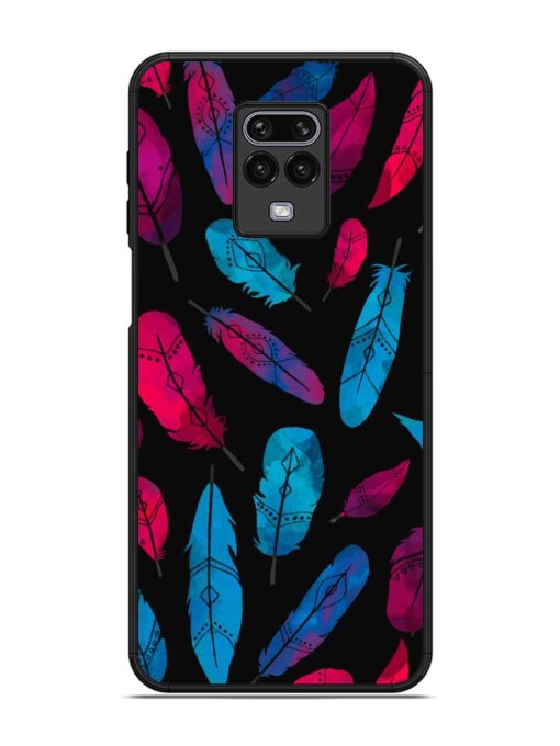 Feather Art Glossy Metal Phone Cover for Xiaomi Redmi Note 9 Pro Zapvi