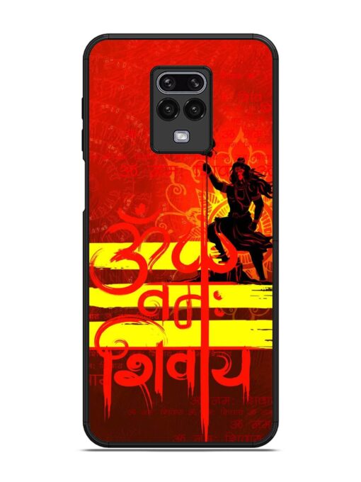 Illustration Lord Shiva Glossy Metal TPU Phone Cover for Xiaomi Redmi Note 9 Pro