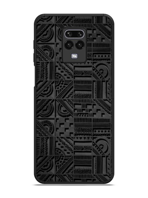 Seamless Pattern Glossy Metal Phone Cover for Xiaomi Redmi Note 9 Pro