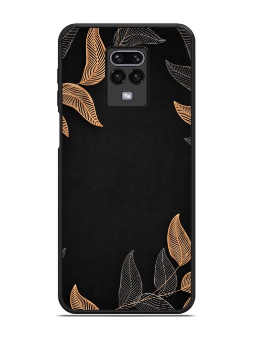 Foliage Art Glossy Metal Phone Cover for Xiaomi Redmi Note 9 Pro Zapvi