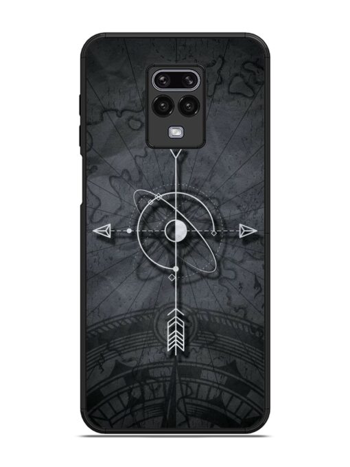 Lighting Cross Glossy Metal Phone Cover for Xiaomi Redmi Note 9 Pro