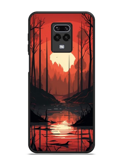 Natural Landscape Glossy Metal Phone Cover for Xiaomi Redmi Note 9 Pro