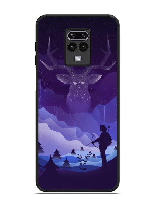 Deer Forest River Glossy Metal Phone Cover for Xiaomi Redmi Note 9 Pro Zapvi