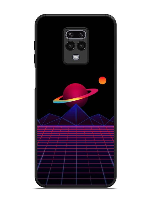 Wave Aesthetic Glossy Metal Phone Cover for Xiaomi Redmi Note 9 Pro