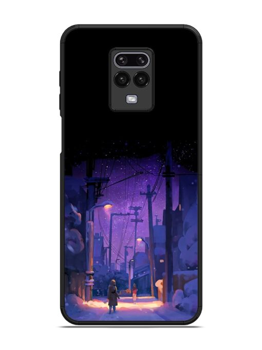 Winter Anime Art Glossy Metal Phone Cover for Xiaomi Redmi Note 9 Pro Zapvi