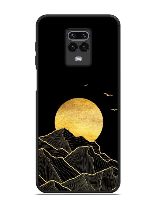 Golden Sunrise Glossy Metal Phone Cover for Xiaomi Redmi Note 9 Pro Zapvi