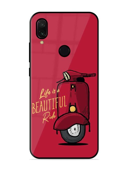 Life Is Beautiful Rides Glossy Metal Phone Cover for Xiaomi Redmi Y3