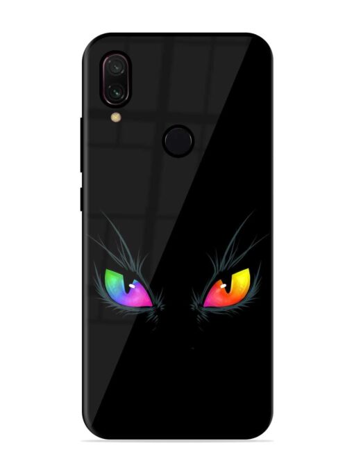 Cat Eyes Glossy Metal Phone Cover for Xiaomi Redmi Y3