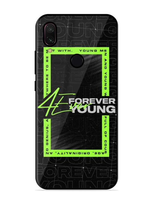 Forever Young Glossy Metal Phone Cover for Xiaomi Redmi Y3