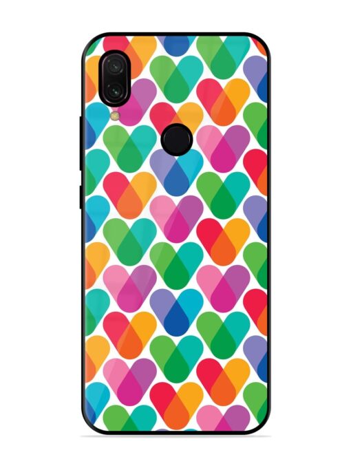 Overlapping Colors Colorful Glossy Metal TPU Phone Cover for Xiaomi Redmi Y3 Zapvi