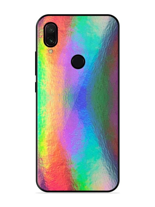 Colorful Holographic Background Glossy Metal TPU Phone Cover for Xiaomi Redmi Y3 Zapvi