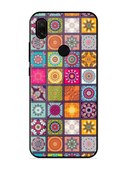 Seamless Pattern Vintage Glossy Metal Phone Cover for Xiaomi Redmi Y3 Zapvi