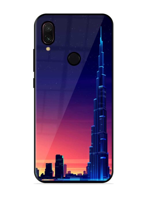 Burj Khalifa Abstract Glossy Metal Phone Cover for Xiaomi Redmi Y3 Zapvi