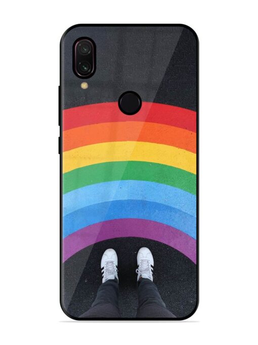 Legs Rainbow Glossy Metal TPU Phone Cover for Xiaomi Redmi Y3