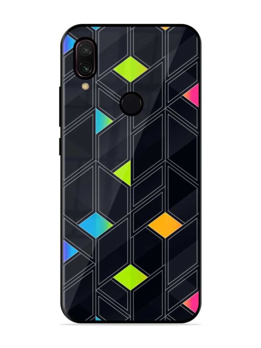 Abstract Mosaic Seamless Glossy Metal Phone Cover for Xiaomi Redmi Y3 Zapvi