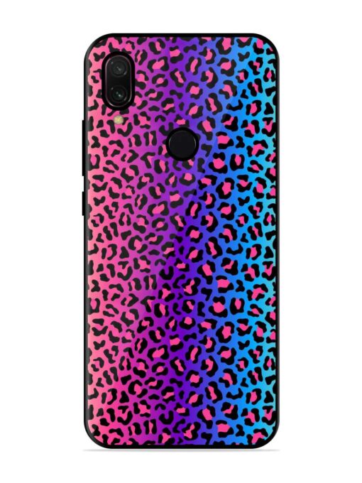 Colorful Leopard Seamless Glossy Metal Phone Cover for Xiaomi Redmi Y3 Zapvi