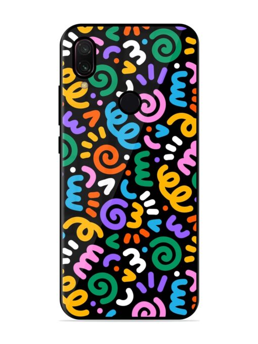 Colorful Seamless Vector Glossy Metal Phone Cover for Xiaomi Redmi Y3 Zapvi