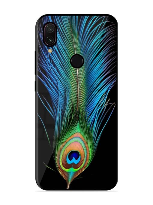 Peacock Feather Glossy Metal TPU Phone Cover for Xiaomi Redmi Y3