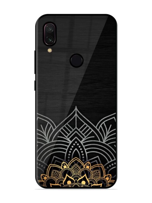 Decorative Golden Pattern Glossy Metal Phone Cover for Xiaomi Redmi Y3 Zapvi