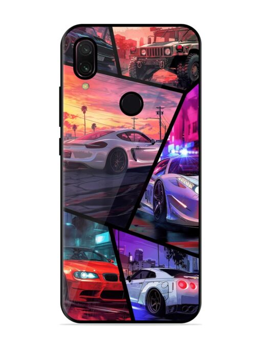 Ride In Pixels Glossy Metal Phone Cover for Xiaomi Redmi Y3