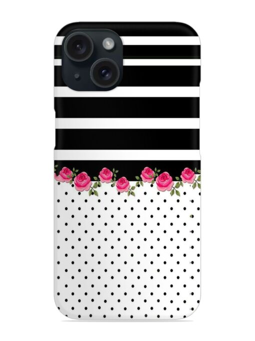 Flower Polka Dots Snap Case Zapvi