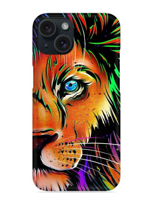 Colorful Lion Design Snap Case Zapvi