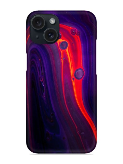 Purple Blue Abstract Painting Background Snap Case Zapvi