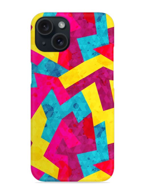 Bright Geometric Seamless Snap Case Zapvi