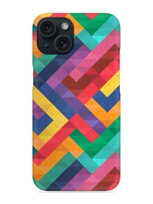 Colorful Seamless Geometric Snap Case Zapvi