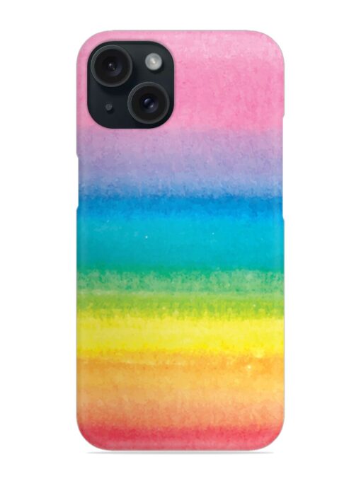 Watercolor Rainbow Brush Snap Case Zapvi