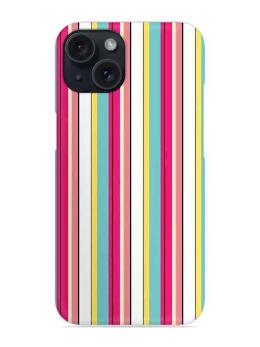 Retro Stripe Pattern Snap Case Zapvi