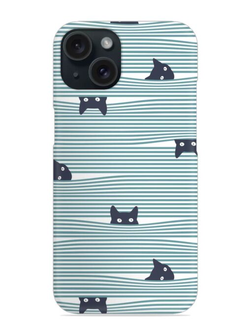 Combination Pattern Cat Snap Case Zapvi